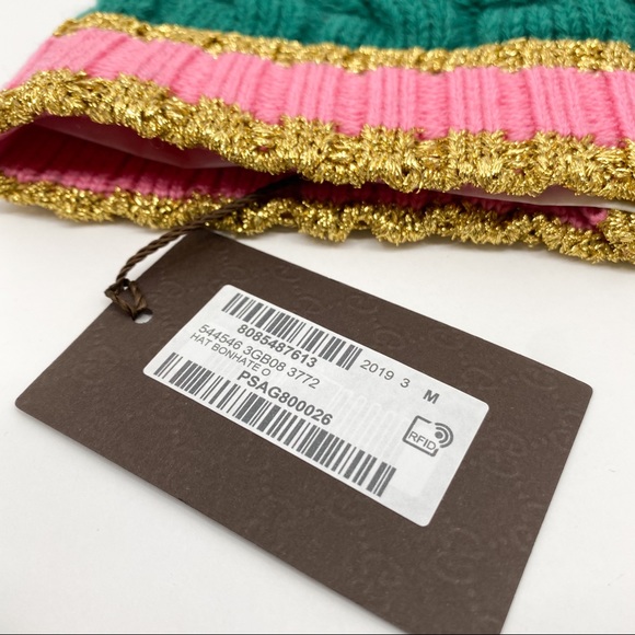 Gucci Bonhate Knit Hat 544546 3GB08 3772 - Picture 10 of 14